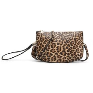 Crossbody/Clutch - Jen & Co (Leopard)
